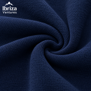Sudadera de invierno azul marino para hombre, estilo preppy, con cuello alto y cremallera media, con estampado del número 1938, poliéster/algodón - Product Image 5