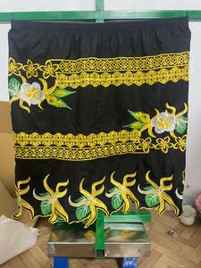 Women's Vintage A-Line <b>Pleated</b> Anti-Wrinkle Soft 100% Polyester Solid Pattern <b>Mini</b> <b>Skirt</b> Discharge Printed Knitted Lower Hem - Product Image 1
