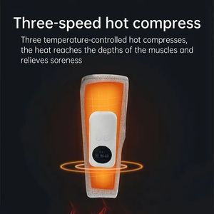 Massaggiatore per Gambe Ricaricabile USB con Calore e Compressione d'Aria, 3 Modalità e Intensità, Migliora la Circolazione e Riduce il Gonfiore - Product Image 3