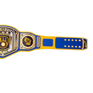Cinturón de Campeonato de los Milwaukee Brewers, Cinturón de Lucha Libre Personalizable de Alta Calidad, Cinturón Deportivo Coleccionable para Fanáticos - Product Image 6