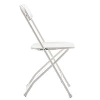 Chaise de jardin pliable en plastique durable, légère, imperméable, confortable et portable pour l'extérieur, les fêtes, la cuisine et la vie quotidienne au design moderne