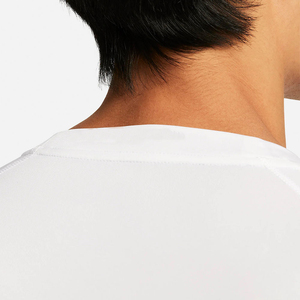 Camisetas de compresión para hombre, diseño OEM personalizado, ajuste de alto rendimiento, poliéster transpirable, tela de secado rápido para fitness y actividades deportivas - Product Image 6