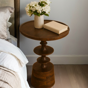 Tabourets en bois massif Petits tabourets ronds de haute qualité Poufs Design Qualité garantie pour chambre à coucher Hôtel Appartement - Product Image 5