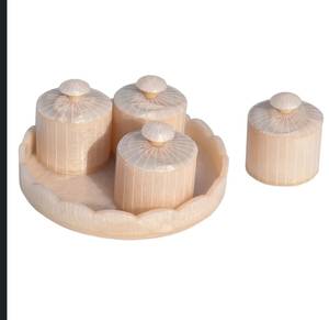 Round Shape Airtight Resin Food <b>Storage</b> <b>Containers</b> 3 Piece Set with Flip Top Lid <b>Stackable</b> Design for Kitchen and Giveaways - Product Image 5