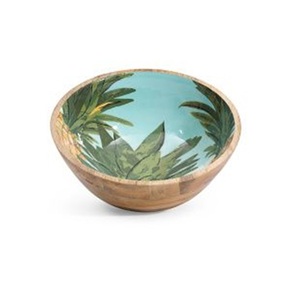 Bol à salade en bois de manguier, design tendance, taille personnalisée, fait main, écologique, luxe, pour les fêtes, fabriqué en Inde - Product Image 2