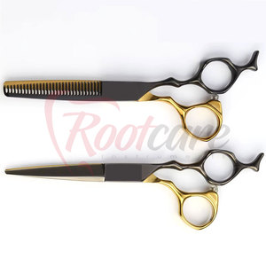 Durable Barber <b>Scissors</b> Sets Strong Build Barber <b>Scissors</b> Sets Sharp Edge Long Lasting Salon Use - Product Image 2