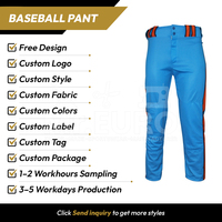 Pantalon de sport unisexe personnalisé 100% polyester coupe ajustée, rayures orange, séchage rapide, braguette zippée, antibactérien, imprimé par sublimation, poches