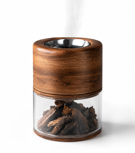 Quemador de Bakhoor de Madera y Acrílico de Lujo, Cámara de Humo Moderna, Porta Incienso Oud, Decoración Árabe para el Hogar, Regalo Religioso Ecológico - Product Image 5