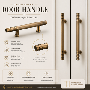 Premium Antique Stainless Steel <b>Pull</b> <b>Handle</b> Graphite Black Finish | Heavy Duty <b>Door</b> <b>Handle</b> for Main <b>Door</b> Entrance Glass Wooden - Product Image 5