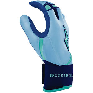 ถุงมือตีเบสบอลรุ่น Bear Series แบบแขนยาว - สีฟ้าไทดัล ขายดี หนังคาเบรตต้า 100% BRUCE-BOLT - Product Image 3