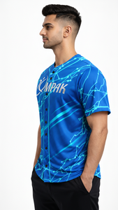 Camiseta de béisbol elegante para hombre con diseño de sublimación completa, perfecta para clubes, equipos, marcas y uso casual. - Product Image 6