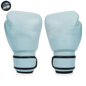 Meilleur fournisseur de gants de boxe en cuir de qualité supérieure avec fermeture auto-agrippante respirante pour l'entraînement au sac de frappe - Product Image 1