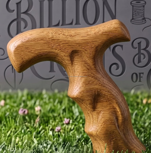 Handmade Wooden <b>Walking</b> <b>Stick</b> Natural <b>Carved</b> Handle Polished Rustic Design Durable Craft Home Decoration - Product Image 3