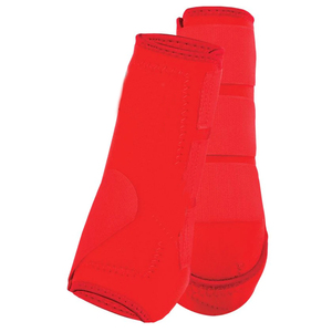 Horse Protective Boots Black <b>Blue</b> Striped Neoprene Training Leg Guards for Horse Leg Protection - Product Image 4