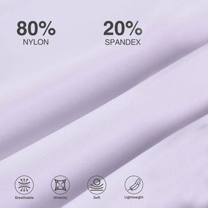 Vêtement de base pour l'équitation pour femmes, couleur unie, mélange de polyester et de spandex, respirant, séchage rapide, thermique, facile à porter - Product Image 4