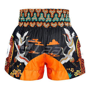Shorts de Muay Thai de Color en Contraste Hechos en Pakistán a Precio Económico, Shorts de Muay Thai de Alta Calidad y Cómodos para Hombre - Product Image 3