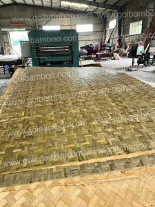 Eco-friendly <b>Folding</b> Woven Bamboo <b>Dining</b> Board 4'H X 8'W 1mm Thickness for Hotels Restaurants & Villas | Manufacturer & Exporter - Product Image 3