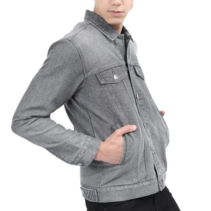 Street Wear Adjustable Premium Quality Men Fashion Jeans Jacket <b>Top</b> Manufacturer Latest Design Cheap Price Denim Jackets - Product Image 4
