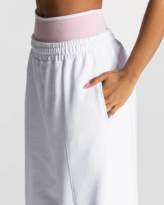 Women's White Wide Leg Sweatpants High Waist Elastic Loose Fit Casual Long <b>Trousers</b> best oversized relax <b>baggy</b> sweatpants - Product Image 6