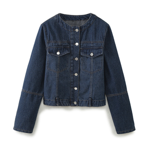 Camisa Vaquera de Mezclilla para Mujer, Estilo Urbano, de Alta Calidad, con Botones, Ecológica, Transpirable, Manga Larga, Tallas Grandes - Product Image 1