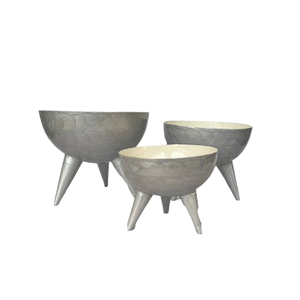 Brûleur d'encens en laiton rouge artisanal, doré, perforé, avec support trépied en métal rouge, pour aromathérapie - Product Image 2
