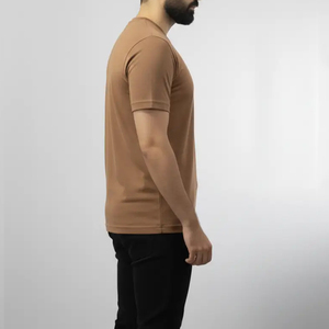 Camiseta Informal de Cuello Redondo de Alta Calidad Hecha en Fábrica, Precio al por Mayor, Camisetas de Moda para Jóvenes y Adultos - Product Image 4