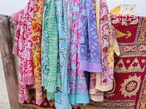 Wholesale and Manufacture <b>Sarong</b> 100% Soft Cotton Lot's of <b>Sarong</b> Beautiful Hand Blocks Printed Unique Design Printed Pareo - Product Image 3