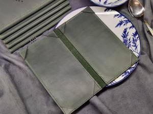 Porta Menús de Cuero Genuino con Logotipo Personalizado, Clásico, Ligero, Hecho a Mano, de Lujo, para Restaurante, Hotel, Cafetería, LMC-0222 - Product Image 4