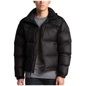 Wholesale <b>Top</b> Quality Custom Logo Nylon Winter Quilted Jacket <b>Bubble</b> Coat Men Puffer Jacket New Design - Product Image 3