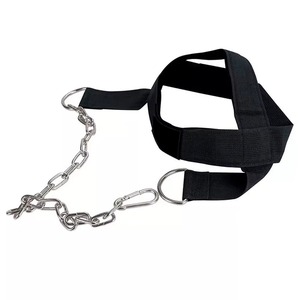 Arnés de Cabeza de Neopreno Personalizado de Alta Calidad para Levantamiento de Pesas, Arnés de Cabeza Deportivo Cómodo con Cadena de Acero para Hombre - Product Image 5
