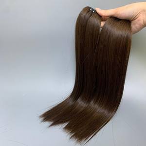 Extensions de cheveux vierges bruts vietnamiens de haute qualité 100g, mèches lisses et pour tissage Genius pour toutes les couleurs de teinture - Product Image 1