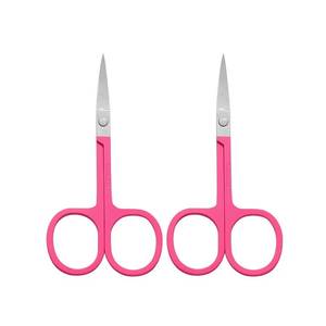 <b>Pink</b> Manicure Scissors Stainless Steel Blade Round Handle Cuticle Trimmer Beauty <b>Tools</b> for Adults - Product Image 3