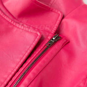 Chaqueta de Mujer de Cuero Genuino, Elegante y Personalizada, con Dos Bolsillos con Cremallera, de la Mejor Calidad, para Invierno - Product Image 5