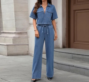 Conjunto de Mezclilla para Mujer - Traje de Mezclilla con Corte Moderno - Product Image 5