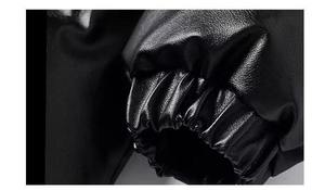 Nueva Chaqueta de Cuero para Hombre, Estilo Urbano, Cómoda y Cálida, de Alta Calidad, Personalizada, para Invierno, con Cuello Alto, Venta al Por Mayor - Product Image 5