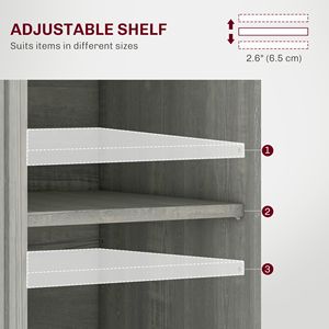Mobiletto Artigianale in Legno di Mango Grigio Chiaro con 3 Cassetti e Ripiano Regolabile - Product Image 5