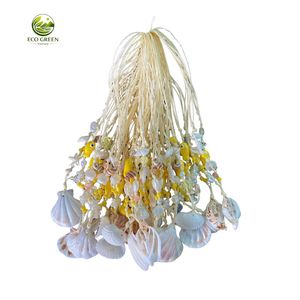 Wholesale Natural <b>Shell</b> Tassel Pendant <b>Choker</b> Colorful Bead Necklace Handmade Boho Unisex Summer Beach Vacation Jewelry Bulk - Product Image 3