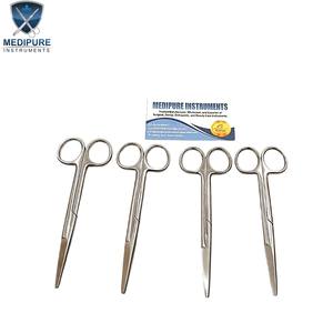 กรรไกรผ่าตัดคุณภาพสูง ทำจากเหล็กกล้าไร้สนิม เครื่องมือผ่าตัดที่นำกลับมาใช้ใหม่ได้ สำหรับการใช้งานทางการแพทย์ - Product Image 6