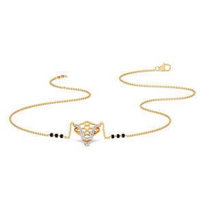 สร้อยคอทรงหกเหลี่ยมแบบโปร่งประดับเพชรทรงหยดน้ำ - Product Image 3