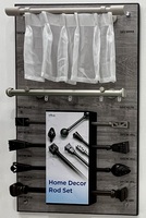 Kit de tringle à rideaux extensible et réglable pour fenêtre, accessoires, embouts décoratifs, supports, quincaillerie, prix direct usine