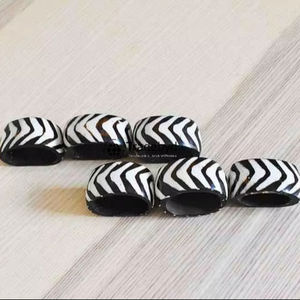 Anneau de serviette en os écologique haut de gamme, fait main, style campagnard, décoration de table décorative pour cadeaux Tradebyd - Product Image 1