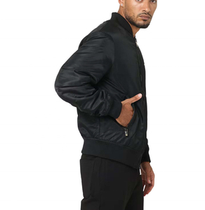 OEM Customized <b>Men's</b> <b>Jacket</b> Nylon MA1 <b>Flight</b> Custom Bomber <b>Jacket</b> For <b>Men</b> Wholesale Manufacturer Custom Bomber <b>Jacket</b> - Product Image 4