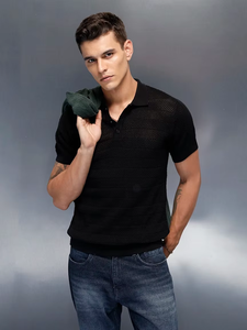 Compre una Camiseta Polo de Punto Texturizado con un Diseño Moderno y Color Personalizado Disponible - Product Image 5