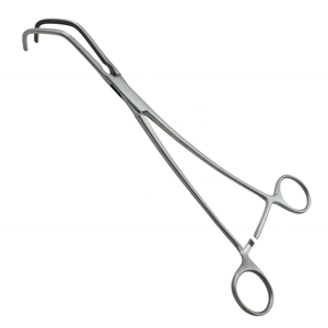 Pince chirurgicale cardiovasculaire manuelle Satinsky Atrauma DeBakey 250 mm en acier inoxydable avec mâchoires atraumatiques KOUNAIN - Product Image 4