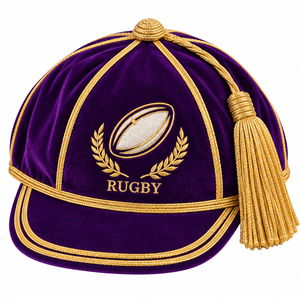 Casquettes d'honneur en velours de laine SFIVE INDUSTRIES pour le rugby, personnalisées, 5 panneaux, équipe d'Angleterre, vente chaude - Product Image 6
