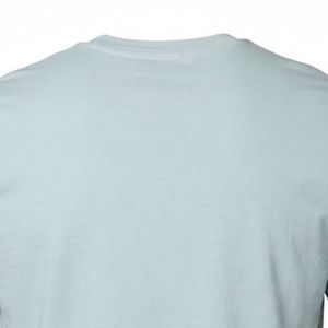 T-shirt pour homme bleu clair, col rond, manches courtes, coton doux, décontracté, basique, léger, respirant, à porter tous les jours en été - Product Image 4