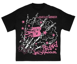Camiseta Vintage Estampada para Hombre, Manga Corta, Corte Holgado, Diseño Gráfico, Moda Urbana, Tendencia de Verano - Product Image 1