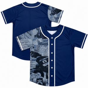 Custom Baseball Jersey Button Up Baseball <b>Shirt</b> Sublimation Team Uniform OEM ODM Manufacturer Wholesale - Product Image 1