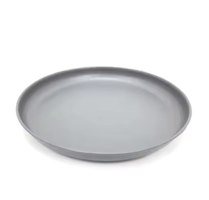 Assiettes décoratives en métal poli de forme ronde, minimalistes, avec bordure latérale, à prix commercial - Product Image 2