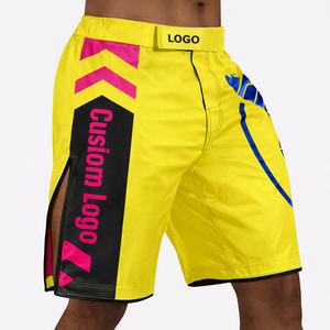 Pantalones Cortos de MMA Personalizados, Estilo Boardshort, para Kickboxing, Muay Thai, Elásticos, para Grappling, Ropa de Lucha, Fabricante OEM - Product Image 6
